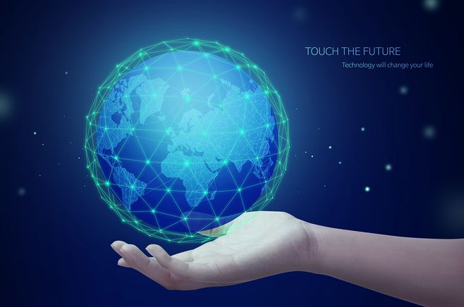掌握數(shù)碼科技未來全球網(wǎng)絡(luò)科技海報(bào)掌握|數(shù).